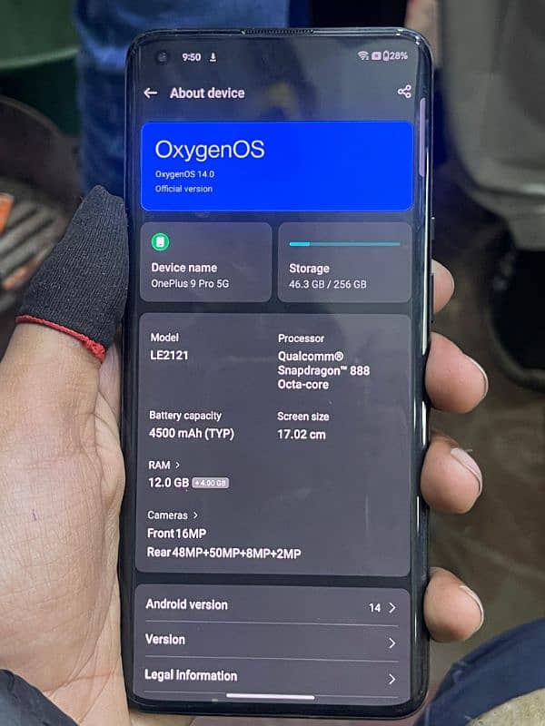 OnePlus 9PRO 5G 12/256 duel sim working 1