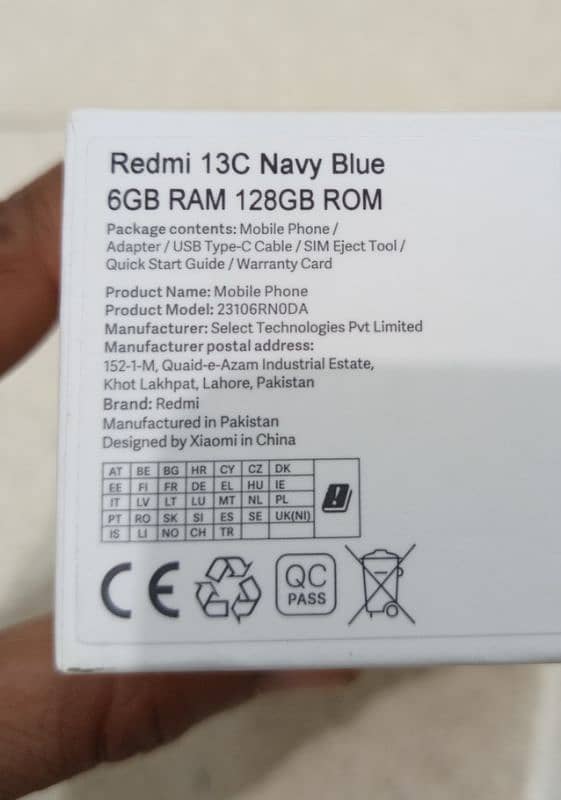 Redmi 13c 6+128 Gb Brand New Condition Just Box Open 7