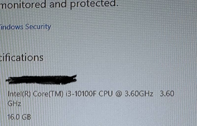 Core i3 10gen CPU 16gb ddr4 0