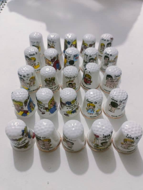 Porcelain Thimbles for sale different types 0