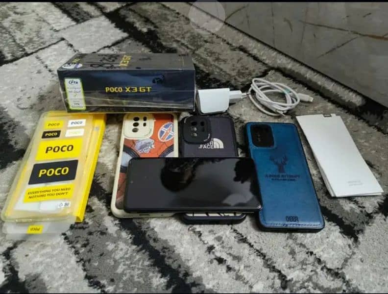 XIAOMI POCO X3 GT DUAL SIM PHYSICAL WITH COMPLETE BOX ACCESSORIES 1