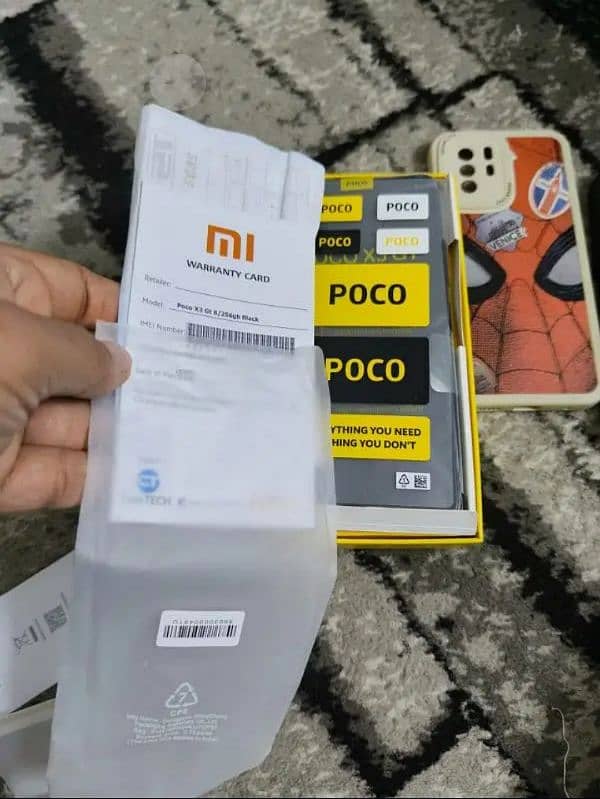 XIAOMI POCO X3 GT DUAL SIM PHYSICAL WITH COMPLETE BOX ACCESSORIES 3