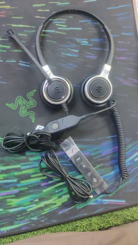 Plantronics Jabra Sennhiser Logitech a4tech USB Call Centres Headphone 13