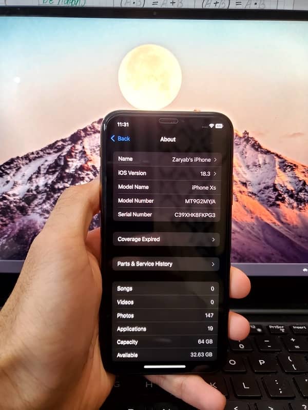 iPhone XS 64GB 10/10 up for grab 8