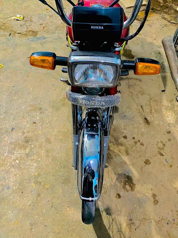 Honda CD 70 2021 model good condition 5