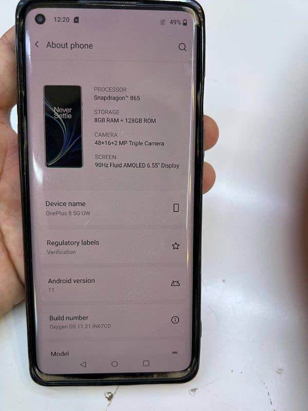 Oneplus 8 5G 10/10 Condition 3