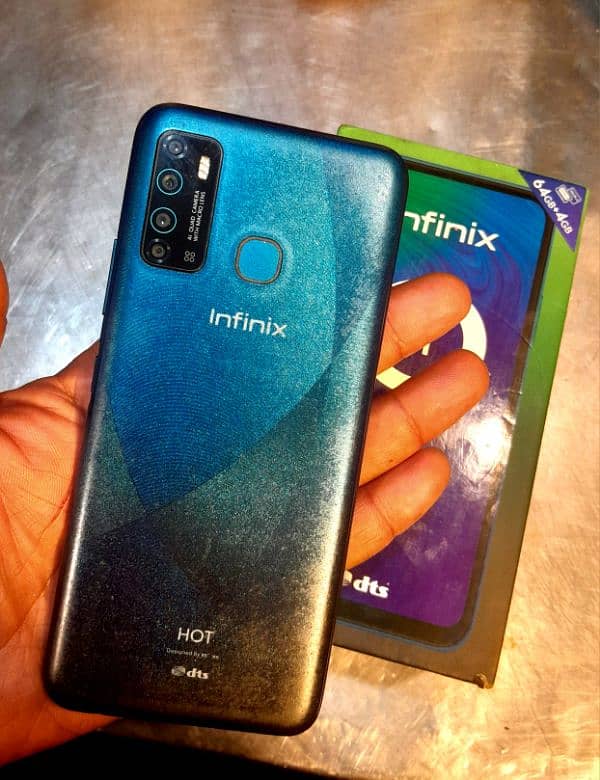 Infinix Hot 9 urgent for sale with box 4GB 64GB 2