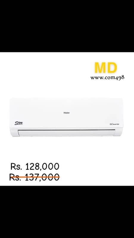 Haier 1 Ton inverter AC 0