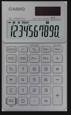 Casio Design calculator notebook  type 10-digit SL-Z1000WE-N ric. . .