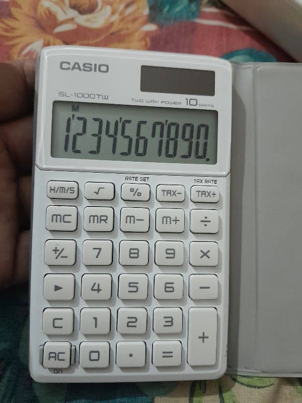 Casio Design calculator notebook  type 10-digit SL-Z1000WE-N ric. . . 1