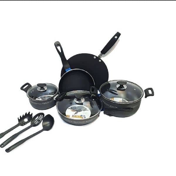 Non Stick Cookware Set- 17 Pcs - 2