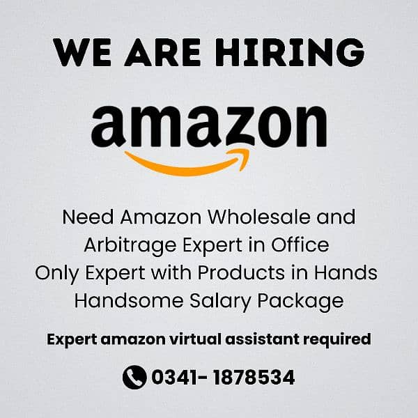 "Amazon Expert Virtual Assistant Required – Apply Now!" 0