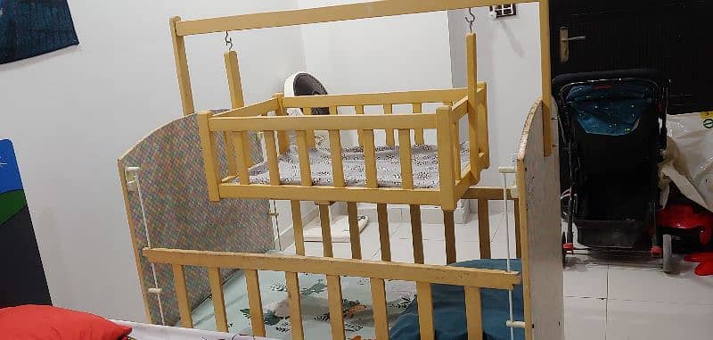 kid bed/cot with swing 6