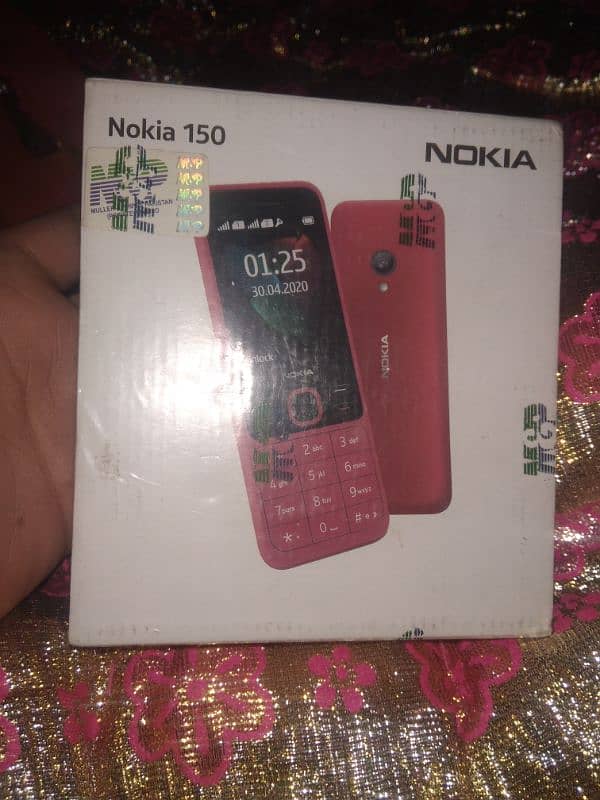 NOKiA 150 box pack Non active  pin pack not open box abhi tk 0