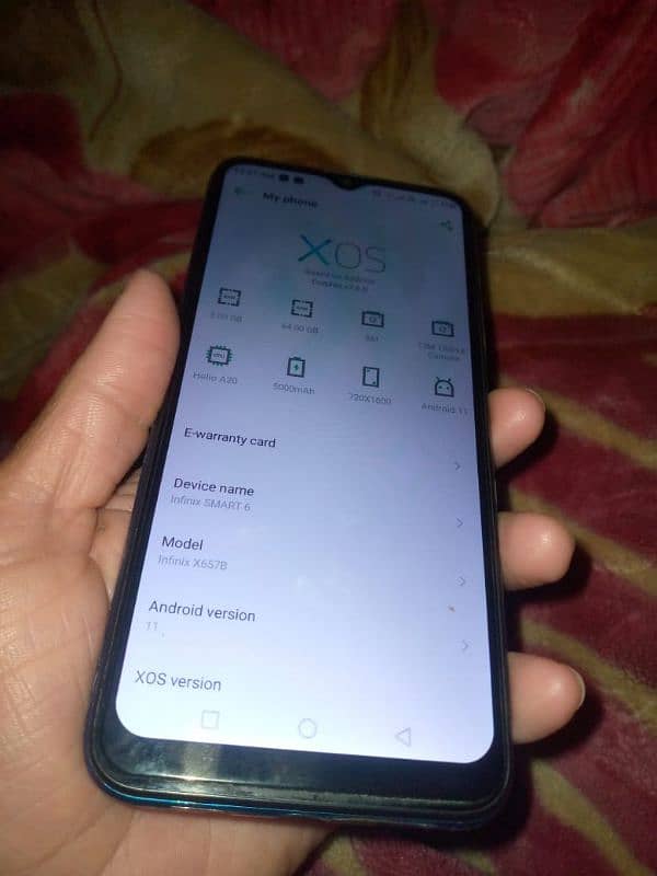 infinix smart 6 3GB ram 64 storage official PTA proved 3