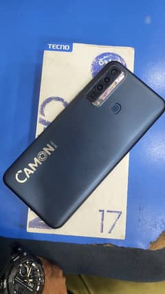 tecno camon 17 6/128 with box