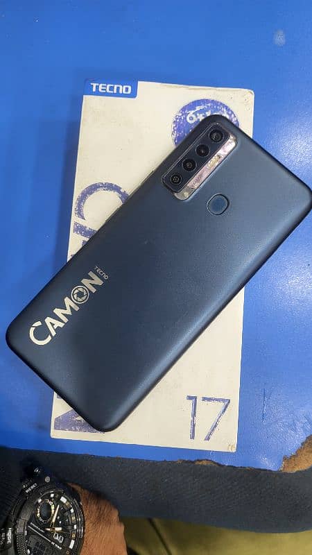 tecno camon 17 6/128 with box 0