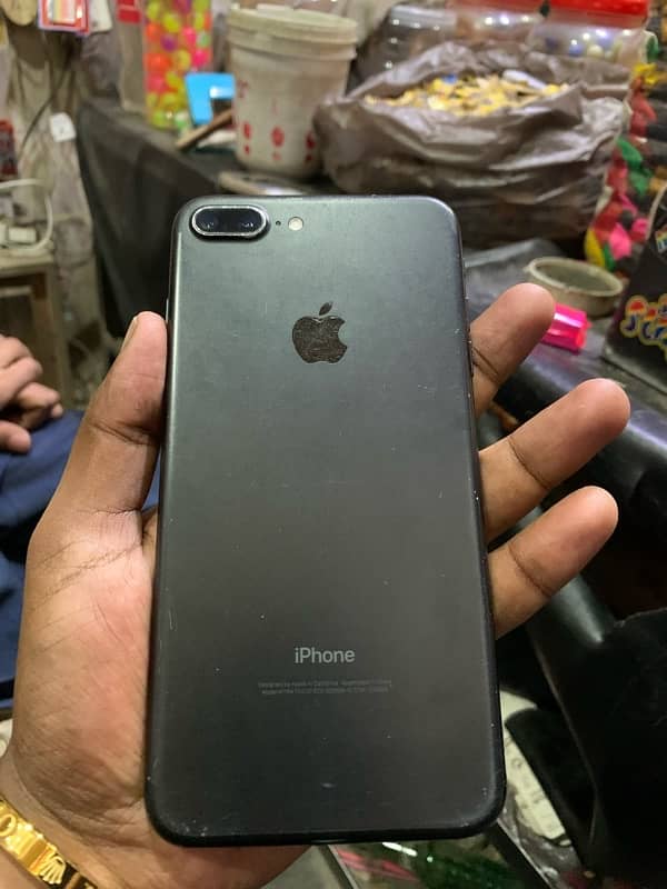 iPhone 7 Plus 256gb PTA approved black clour 10.89 Battery and 0