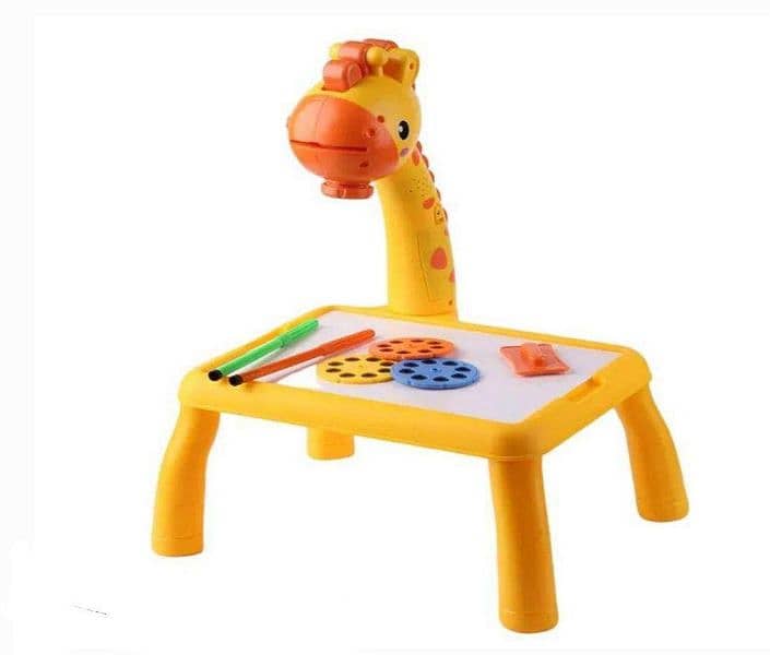 kid's plastic Led projector drawing table 1