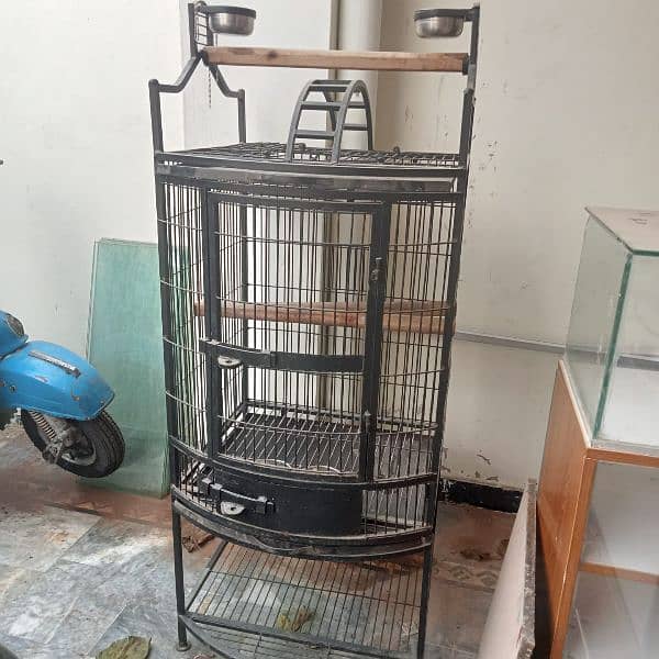 grey parrot cage 0