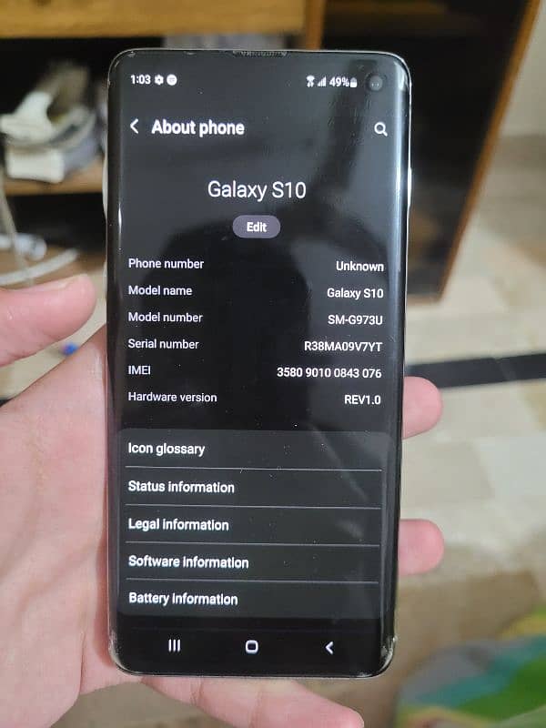 Samsung Galaxy s10 4