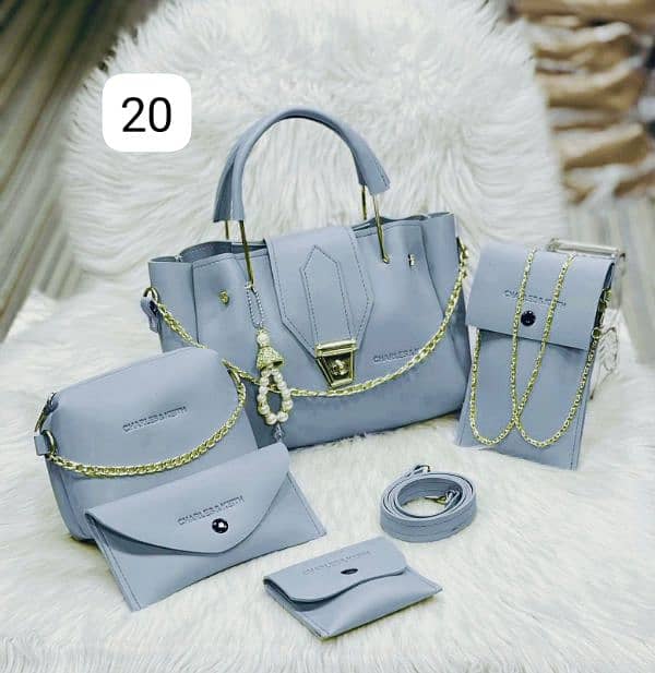 5 piece set hand bag for girls 0