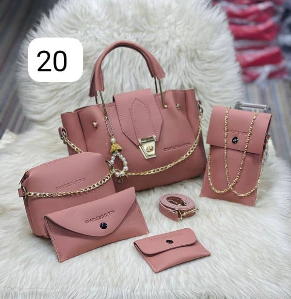 5 piece set hand bag for girls 1