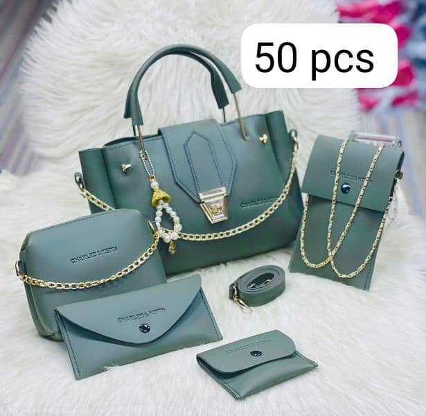 5 piece set hand bag for girls 2