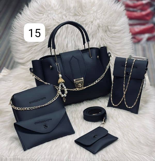 5 piece set hand bag for girls 4