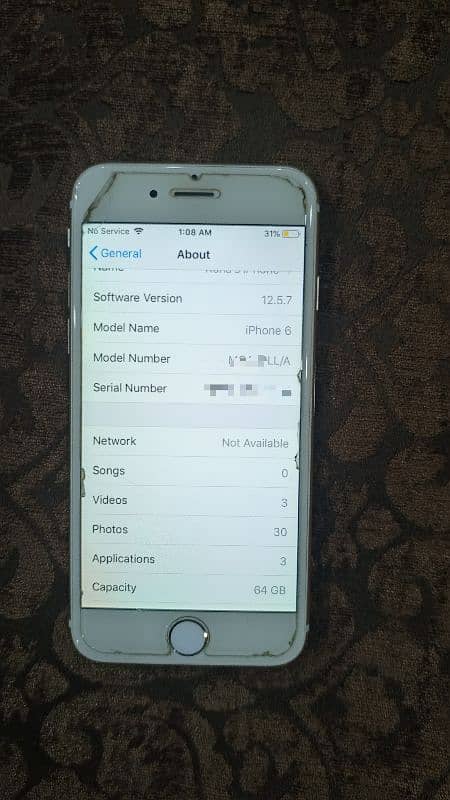 iPhone 6 non pta 64 gb LLA model 8