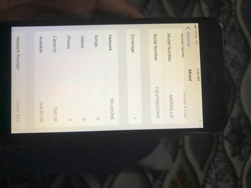 I phone 8 plus 256GB Pta approved 6