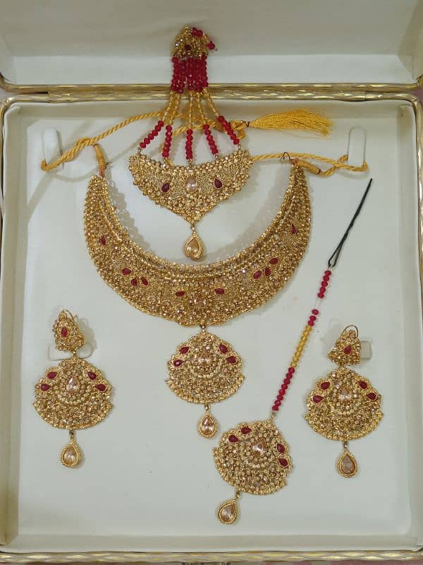 Golden Bridal jewellery set 0