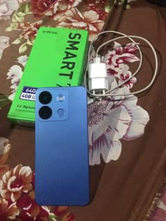 infnix smart7 0 metter condition 4+2/64 box charjer all available