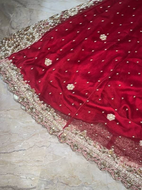 4 piece Bridal lehnga for urgent sale 4