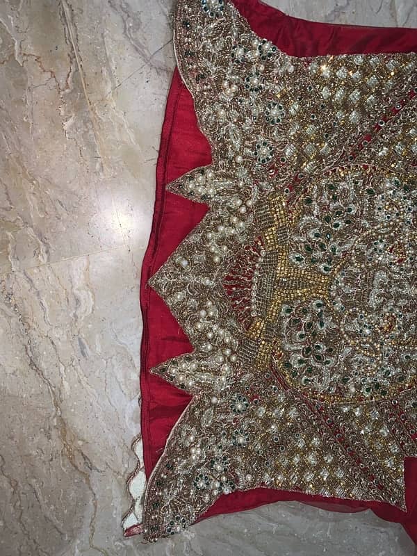 4 piece Bridal lehnga for urgent sale 5