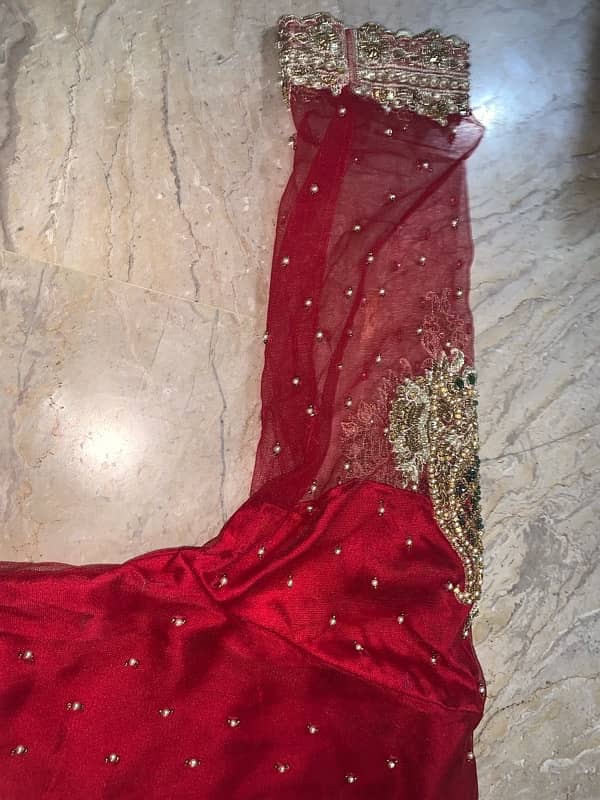 4 piece Bridal lehnga for urgent sale 11