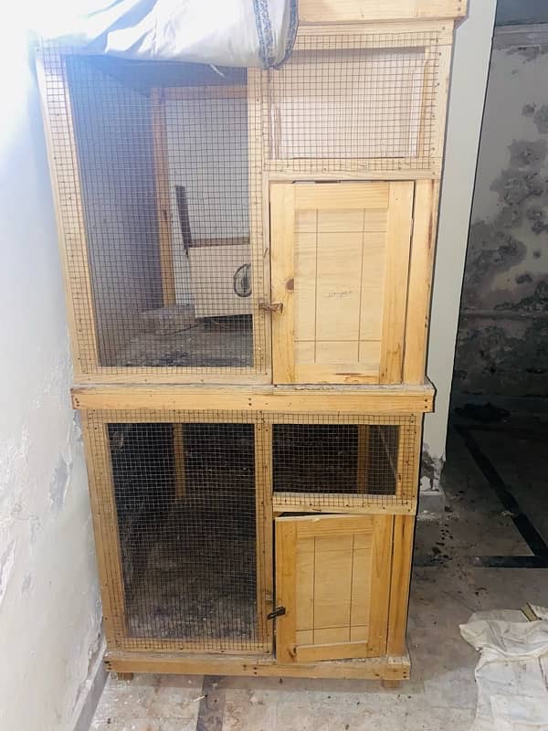 Heavy Wooden Cage 1