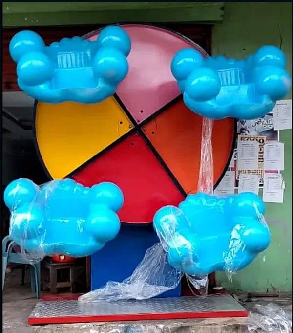 Token coin operated playland / kiddy rides 03167954243 ٹوکن والےجھولے 1