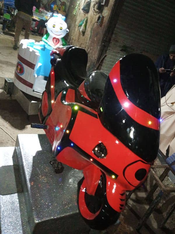 Token coin operated playland / kiddy rides 03167954243 ٹوکن والےجھولے 7