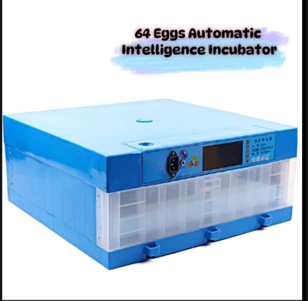 64/128 Eggs Full Automatic Ac/Dc Imported Intelligence Incubator 0