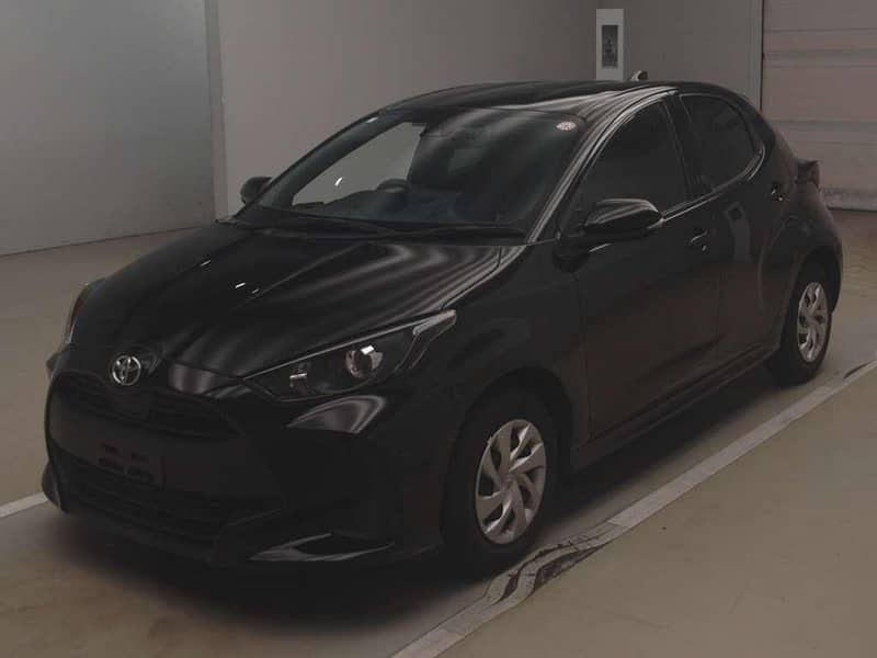 Toyota Yaris 2021 Black Fresh Import Graded Auction Sheet Low Mileage 10