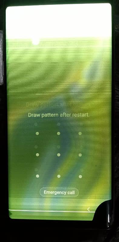 samsung note 9 lcd damage 2