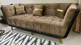 7 seater sofa brand new condition turkish fabric