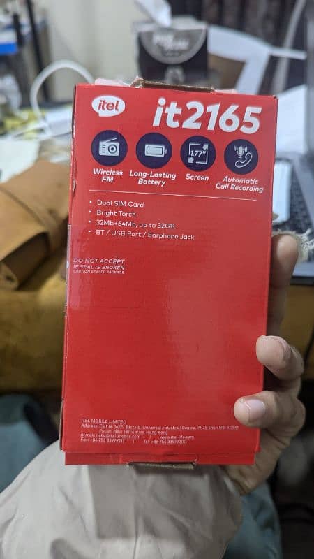 Itel 2165 Box Pack 2