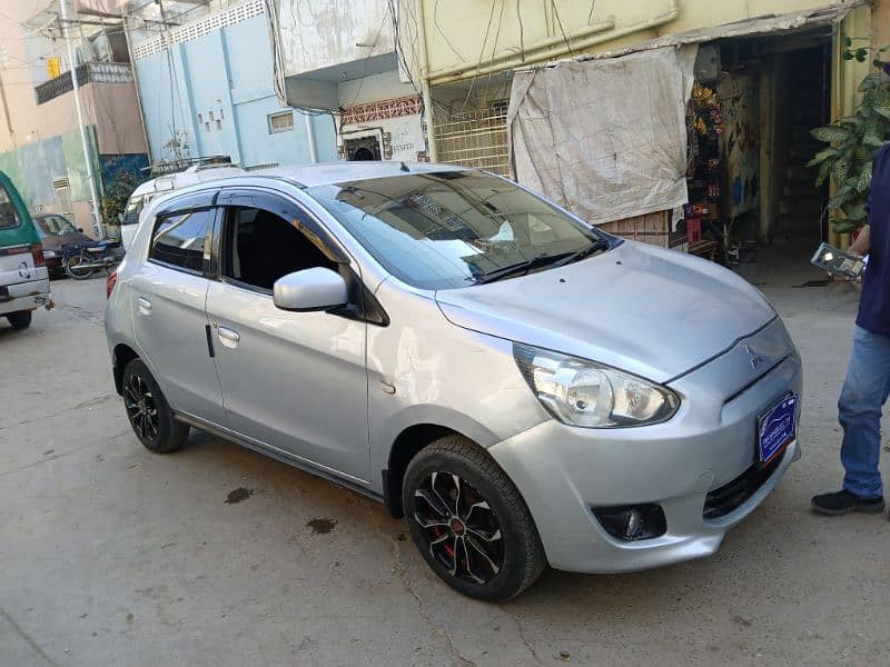 mitsubishi Mirage model. 2012 registered 2016 neat and clean 0