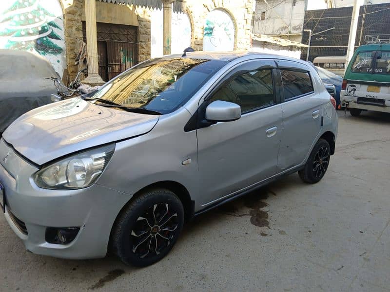 mitsubishi Mirage model. 2012 registered 2016 neat and clean 1