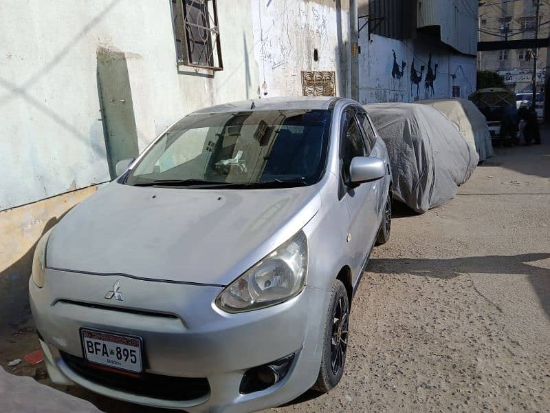 mitsubishi Mirage model. 2012 registered 2016 neat and clean 5