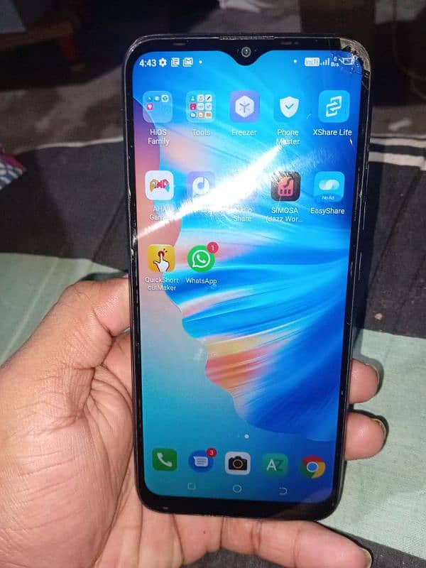 tecno spark 6 go 4 GB 64 GB box charge sath he 3