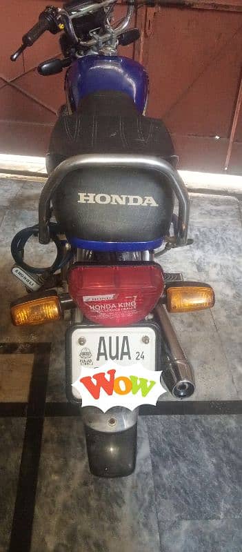 Honda CD 70 blue color manufactur 2024 2