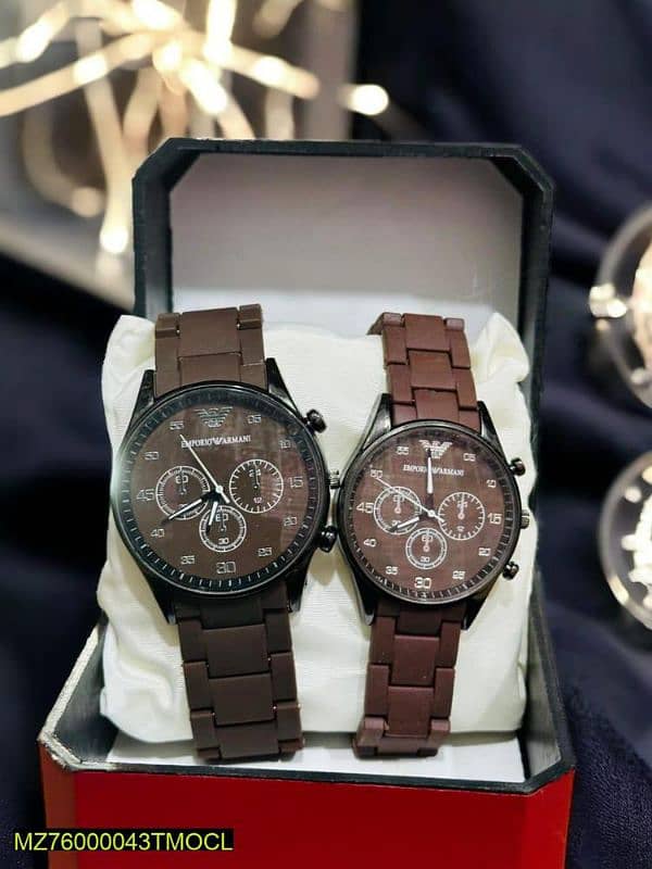 Couple's Casual Analogue Watches 4